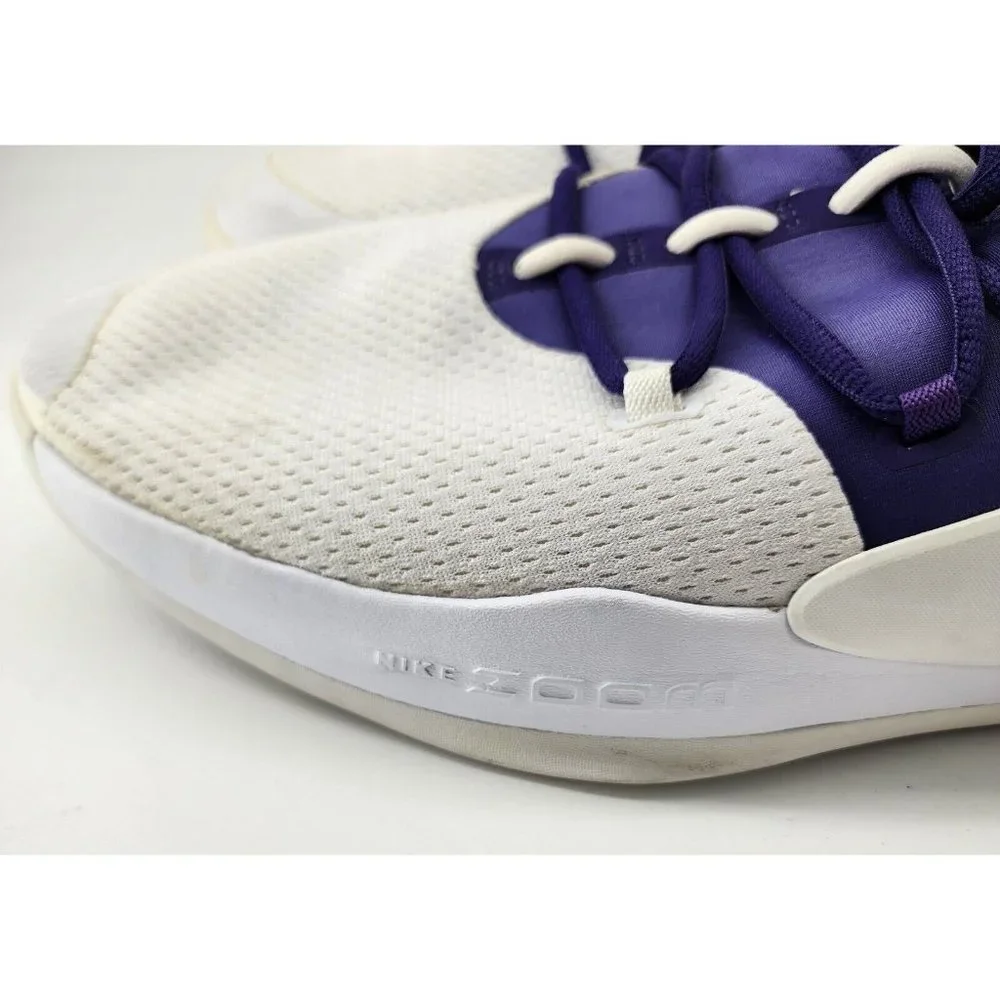 Nike Mens Hyperdunk X Low TB White Purple Basketball Shoes‎ Size 20 AT3867-111